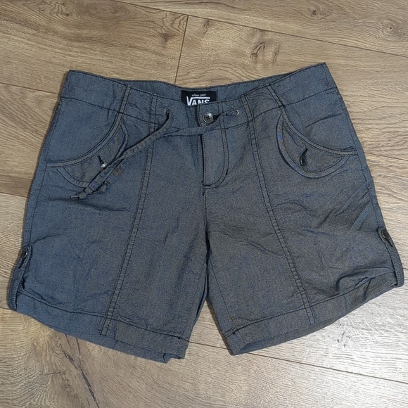 Vans Pants - Vans Off The Wall Grey Shorts Juniors Size 5
